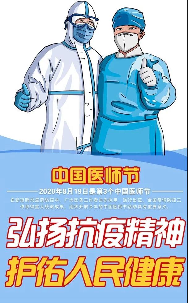 中国医师节丨弘扬抗疫精神 护佑人民健康——热烈庆祝第三个中国医师节